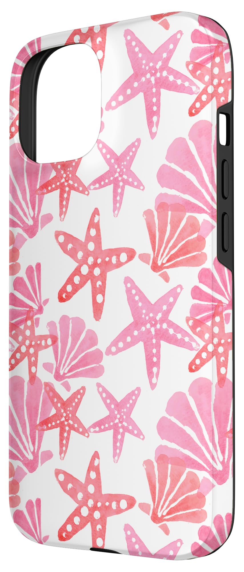 Preppy Coastal Light Blue Seashells, Starfish, Shells - View #5