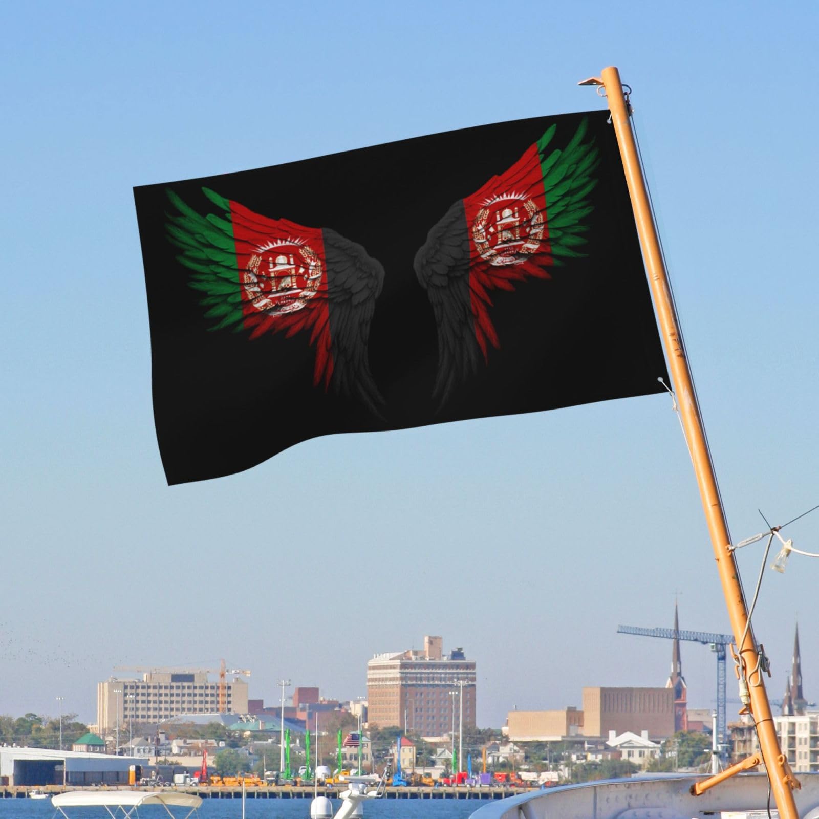 Afghanistan Mini Banner Flag - 4x6 Inch, 2-Sided, Great For Car & Home Decor