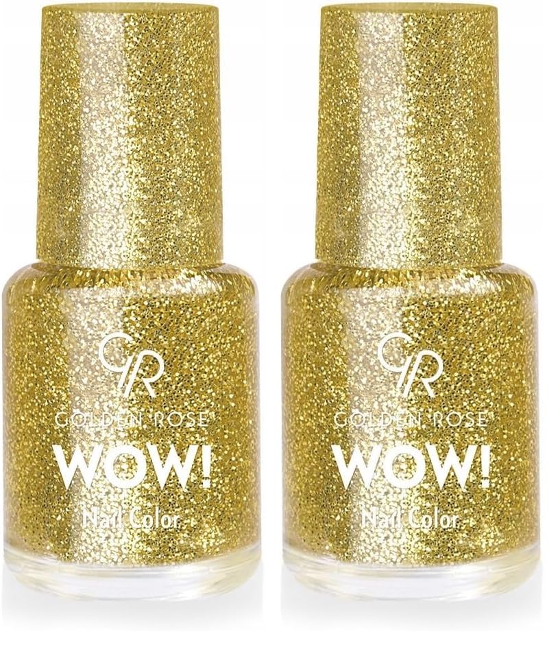 Golden Rose Wow Nail Color Oje Glitter No: 202 2li paket