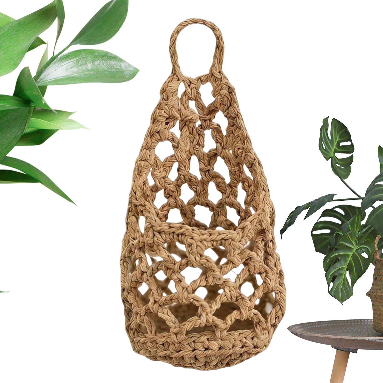 Wall Plant Hanger - Space Saving Boho Home Decor | Wall Mounted Plant Holder Flower Stand,for Pot Planter Bedroom Living Room Kitchen Door Office Apartment Farmhouse