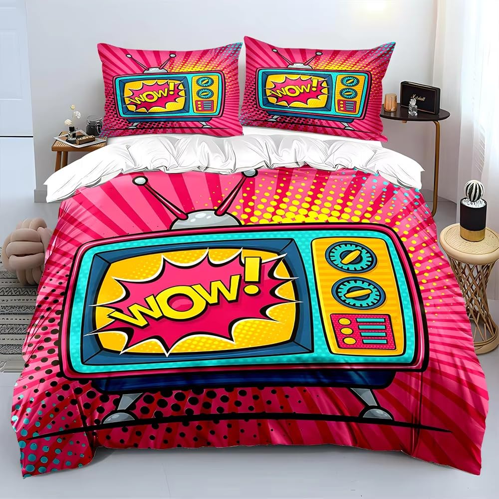 Housse de couette respirante 140x200 microfibres avec fermeture éclair