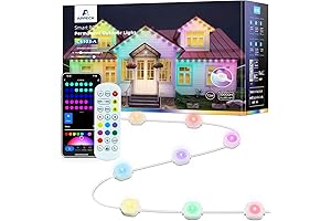 100FT Permanent Holiday Lights, 72 LEDs Outdoor String Lights