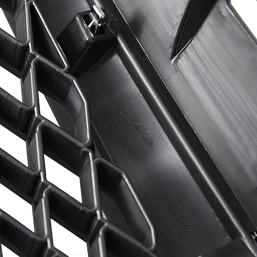 Miniatura 9 de KARPAL Conjunto de parrilla de parachoques delantero con moldura cromada compatible con Subaru XV Crosstrek 2013-2015