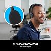 Logitech H111 Wired Headset, Stereo Headset with Noise Canceling Microphone, 3.5mm Audio Jack, PC/Mac/Laptop/Smartphone/Tablet - Black