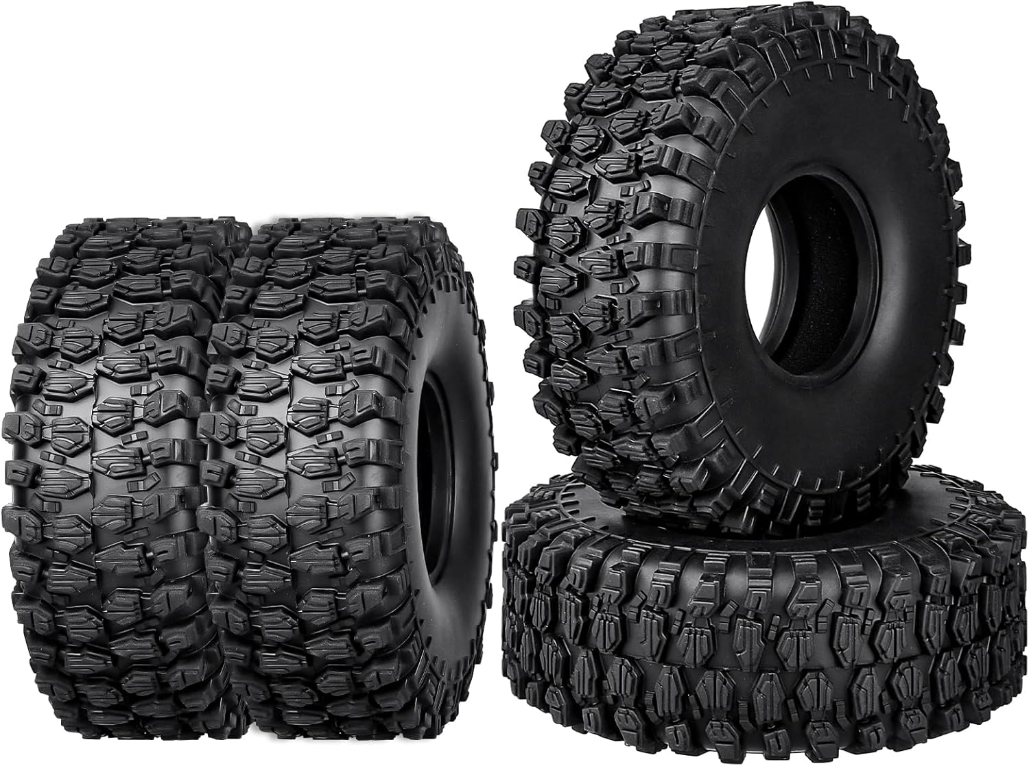 1.9 Tires - Ultimate Rock Crawler Performance for Axial SCX10 90047 SCX10 III AXI03007 TRX4 RC4WD Redcat Gen8 Crawler Car