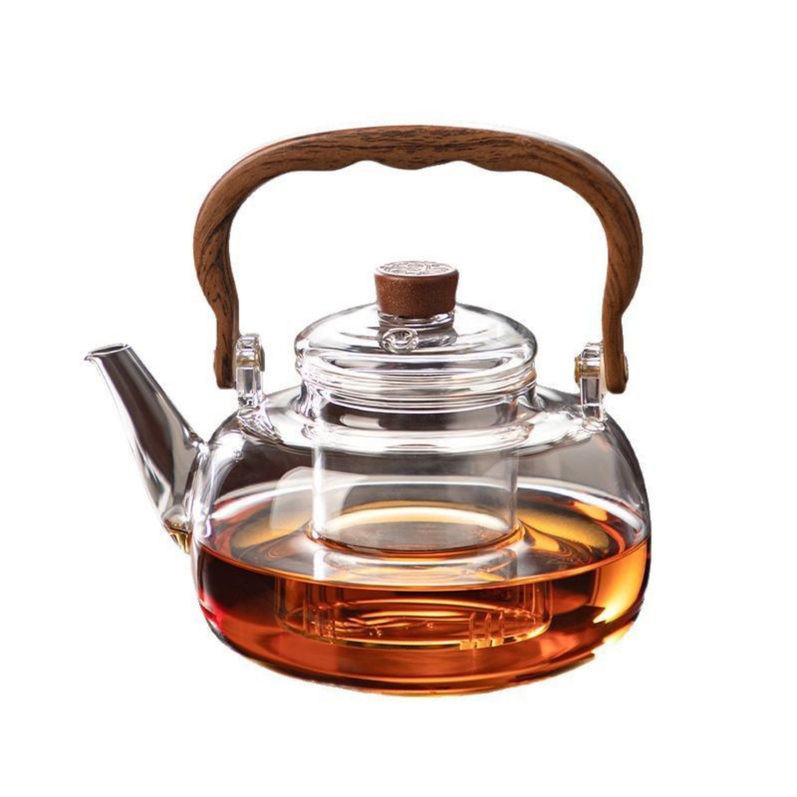 Amazon | ZEHJTHM 耐熱ガラス ティーポット 1100ml 直火・電陶炉対応