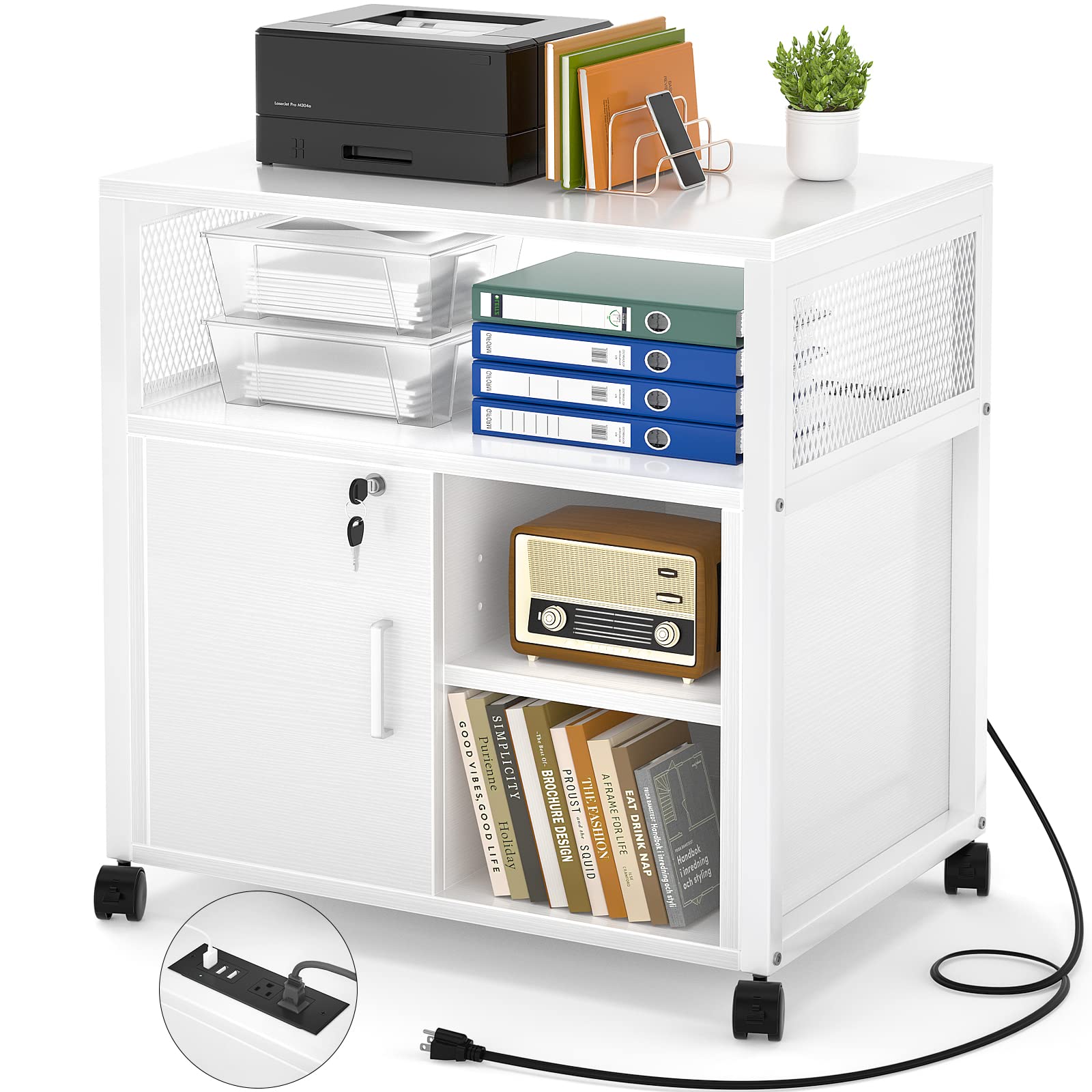 Buy Unikito Rolling File Lateral Office Filing with