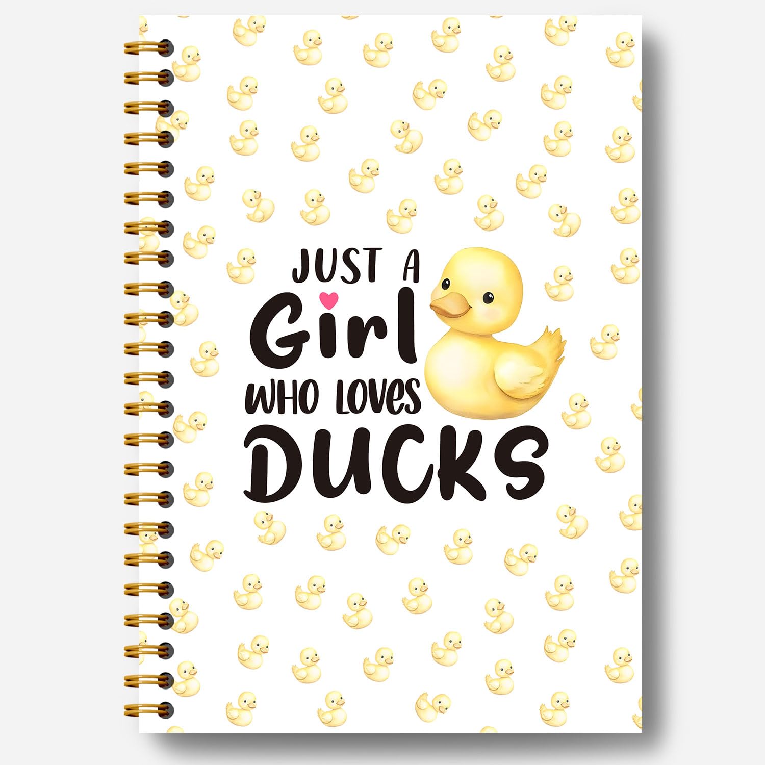 Carnet de notes à spirales canards mignons, idée cadeau original 14x21 - 7