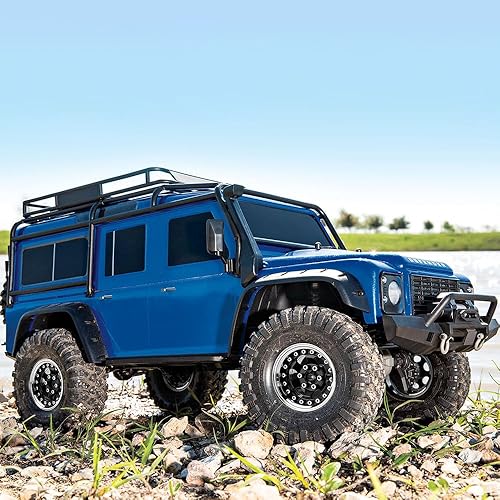 Miniatura 6 de GLOBACT Ruedas Beadlock de aluminio de 1.9 pulgadas, compensación ajustable para 110 TRX4 TRX6 Axial SCX10 I II III Redcat GEN7 GEN8 RC Crawler