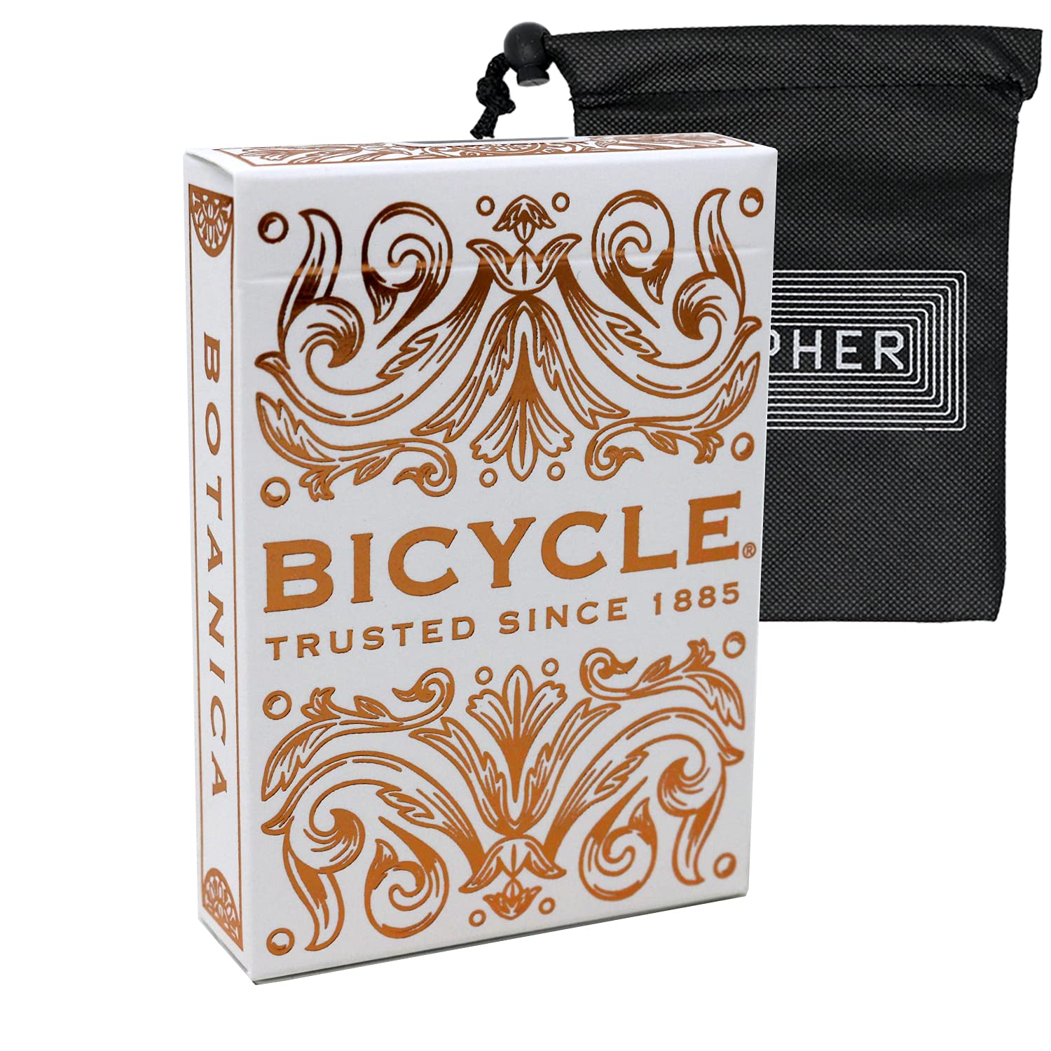Bicycle Botanica Playing Cards - Premium Bicycle Deck - Includes Cipher Playing Cards Bag