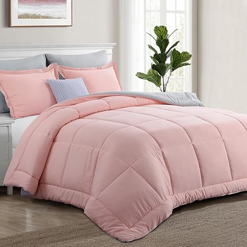 Vista 11 de Aisbo Juego de edredón verde esmeralda y salvia Cal King, juego de edredón reversible de 3 piezas tamaño Cal King, suave y ligero, edredón