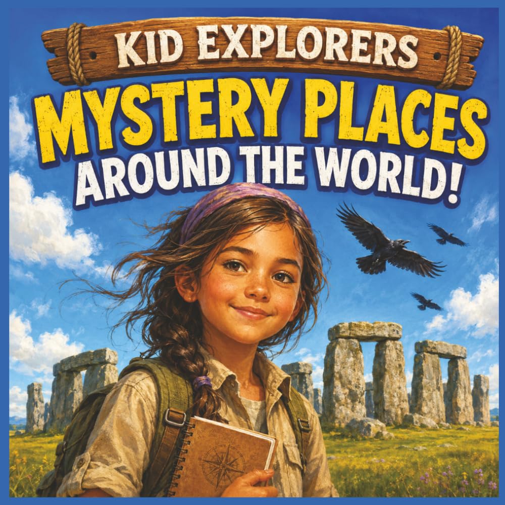 Kid Explorers: Mystery Places Around the World!: Stonehenge, Easter Island, Lost Cities, Ancient Clues, and Real-World Mysteries for Curious Kids