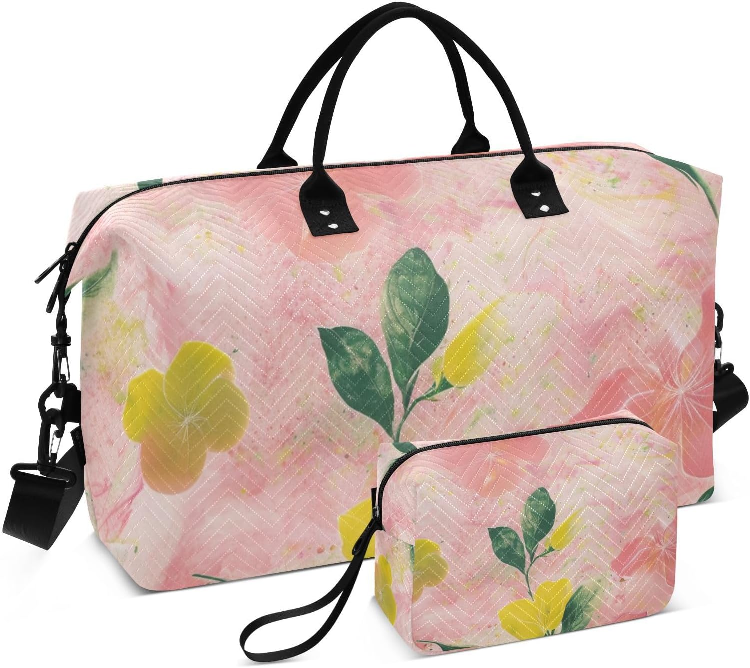 Colorful Crush Oversized Travel Duffel Bag Carry On Personal Item Bag Sports Gym Bag with Adjustable Strap for Gym Large Capacity