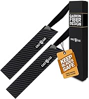 Chef Sac 2-Pack Knife Edge Guards: Universal 8.5" BPA-Free ABS Protectors with Non-Scratch Felt Lining for Chef Knives