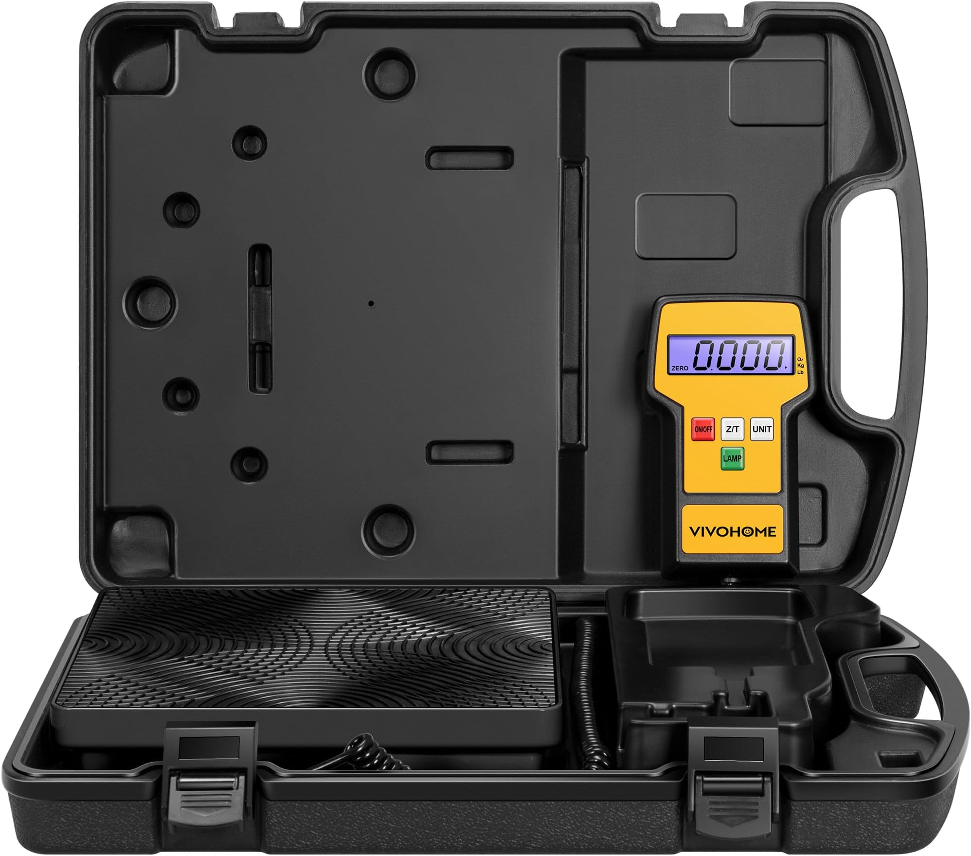 VIVOHOME High Precision Electronic Digital Refrigerant Charging Weight Scale with Case for HVAC 220LB