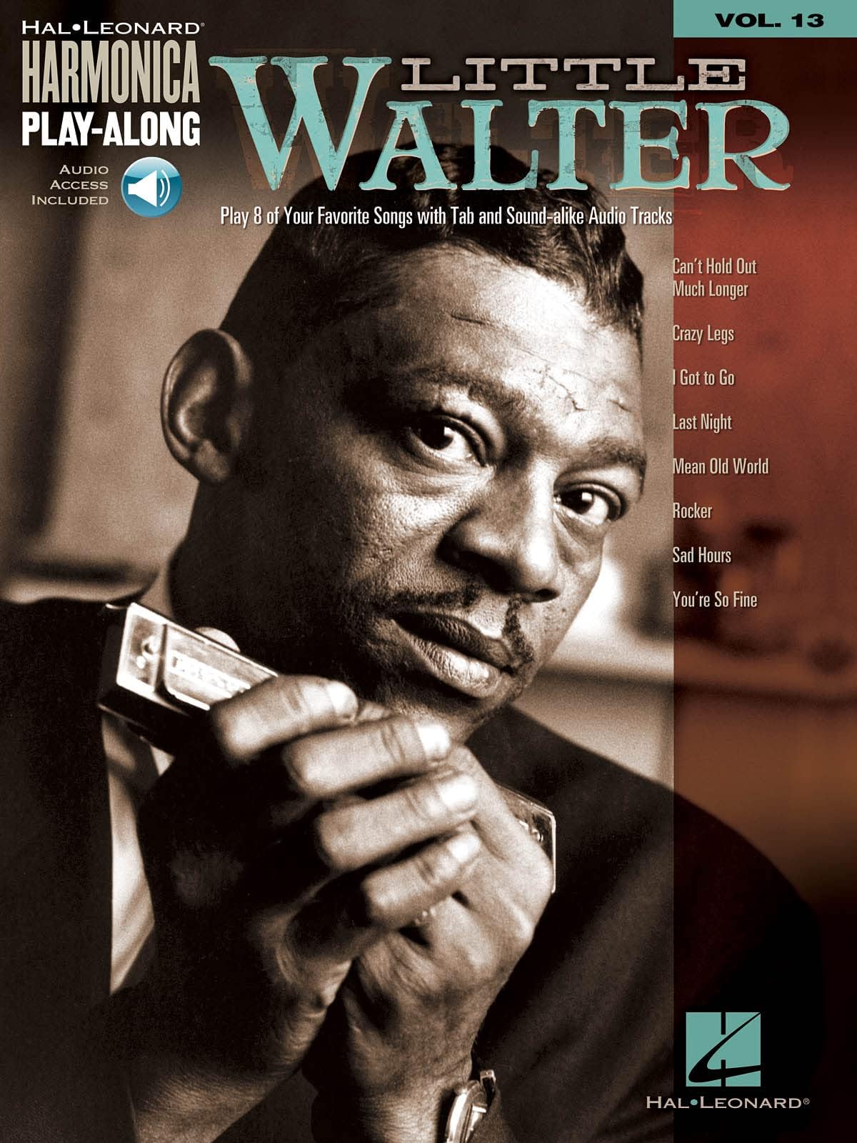 Little Walter - Harmonica Play Along Volume 13 | Songbook with Online Audio | Blues Harmonica Sheet Music for Beginner to Intermediate Players | 8 ... Included (Hal Leonard Harmonica Play-Along)