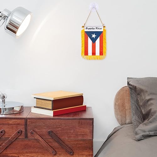 Miniatura 21 de ZXvZYT Bandera argentina colgante de ventana argentina de 3 x 5 pulgadas, mini banderas argentinas para decoración de espejo retrovisor, con ventosa