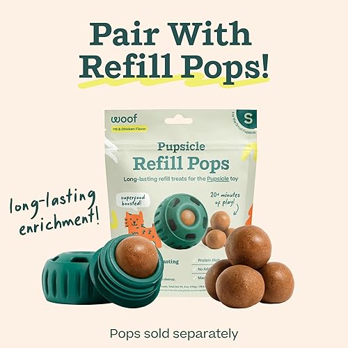 Miniatura 6 de WOOF Pupsicle - Juguete interactivo para perros de larga duración para mantener a tu cachorro ocupado y distraído - Seguro para perros - Diseño de