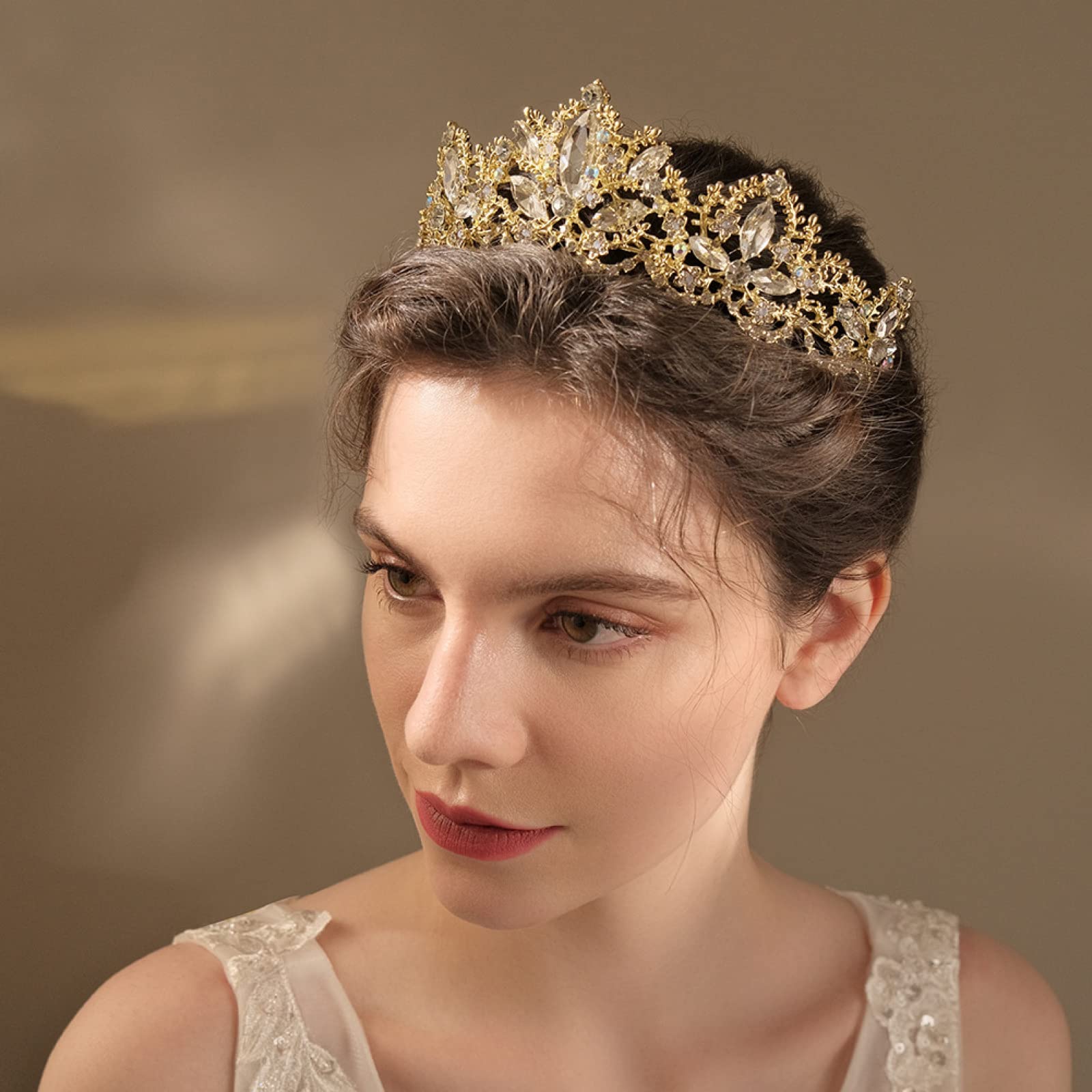 Tiara Kroon Haar Ornament Bruid Hoofddeksels Haar Hoop Retro Vrouwelijke Hoofdtooi Mode Jurk Accessoires Eenvoudige Edele Elegante Fotografie Party Dagelijks uitvoeren