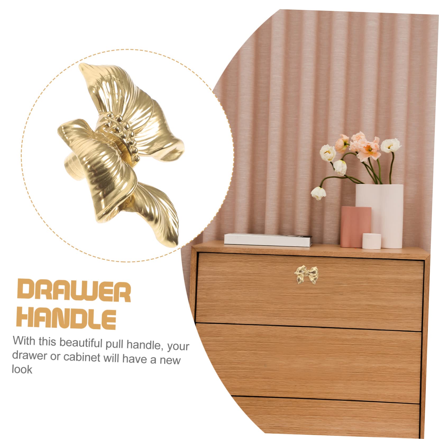 Tirador Para Muebles De Cocina Y Dormitorio, Estilo Clásico En Latón Cepillado - Zinc Alloy, 12mm