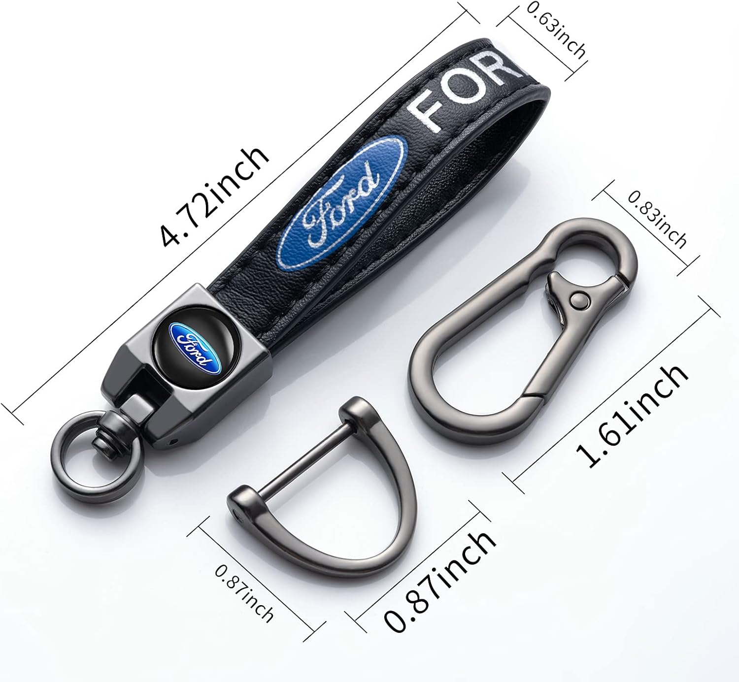 1pcs Genuine Leather Car Logo Keychain Suit for BMW 1 3 5 6 Series X5 X6 Z4 X1 X3 X7 7 M Series Key Chain Keyring Family Present for Man and Woman : Everything Else