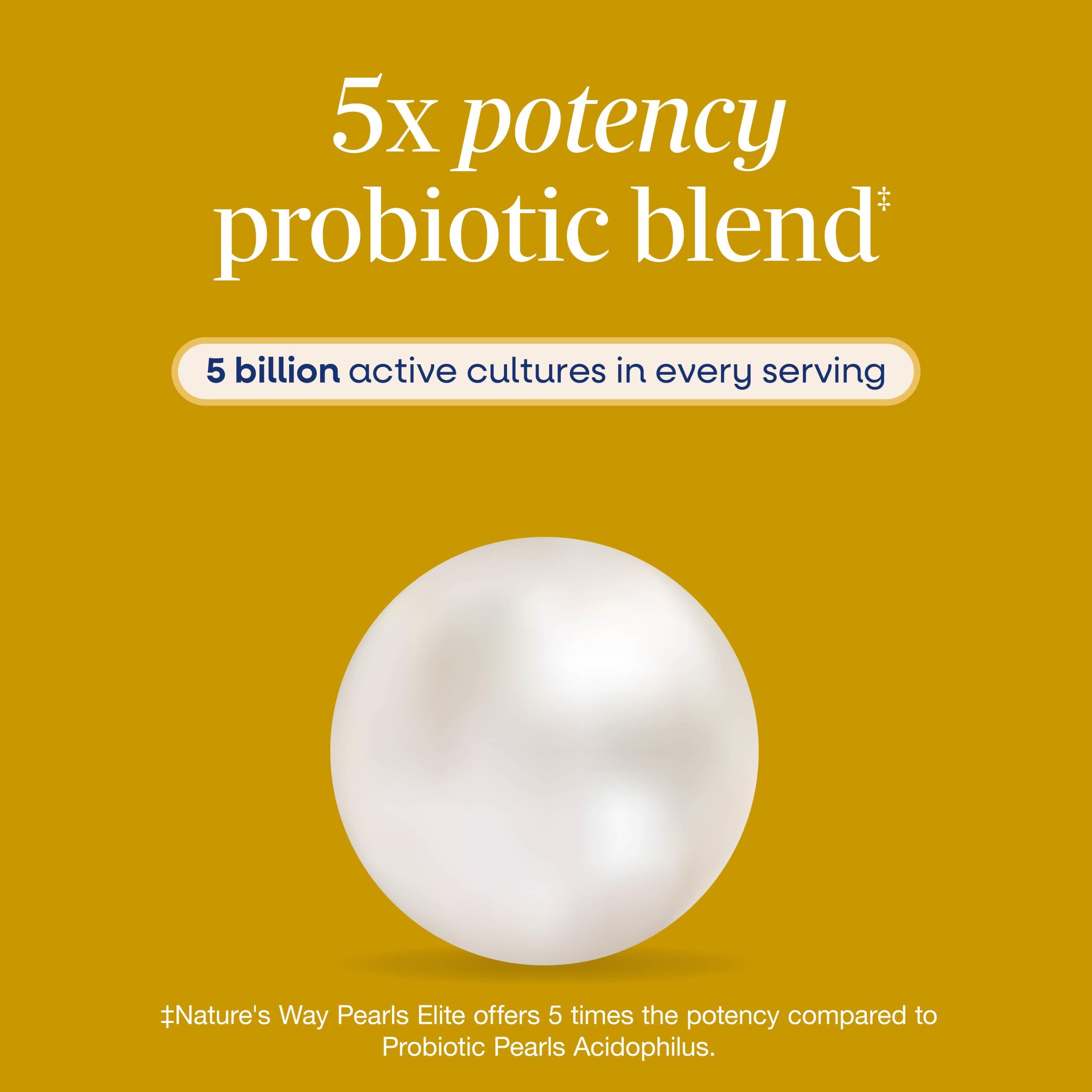 Nature's Way Pearls Elite Probiotic, 5 Billion CFU, 4 Strains, 30 ct — Amazon image 4
