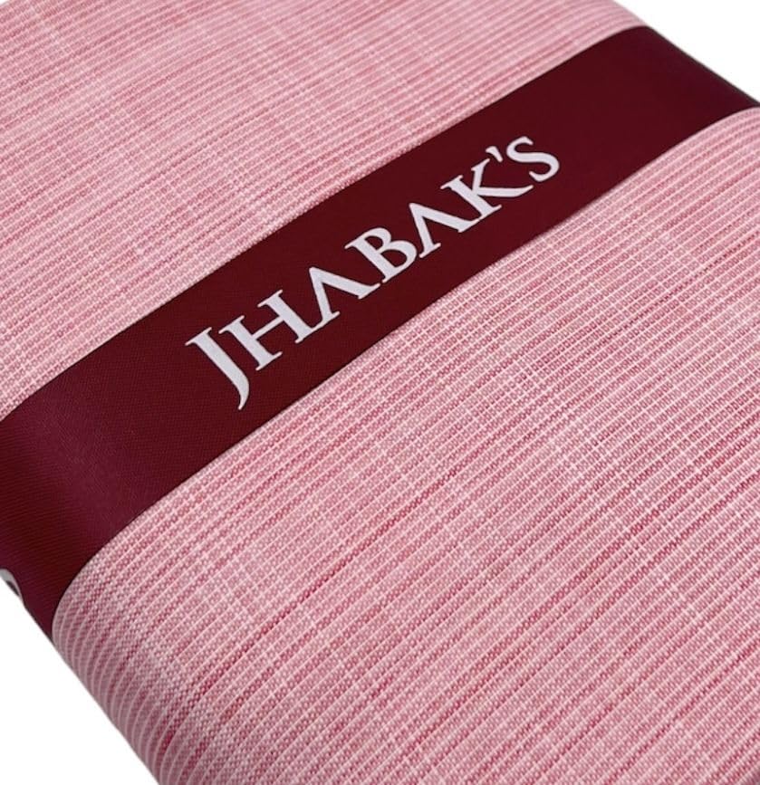 Image of JHABAK'S Unstitched Cotton Blend Solid Shirt & Trouser Fabric - 2.25 m Shirt Cloth - 1.20 m Pant Piece