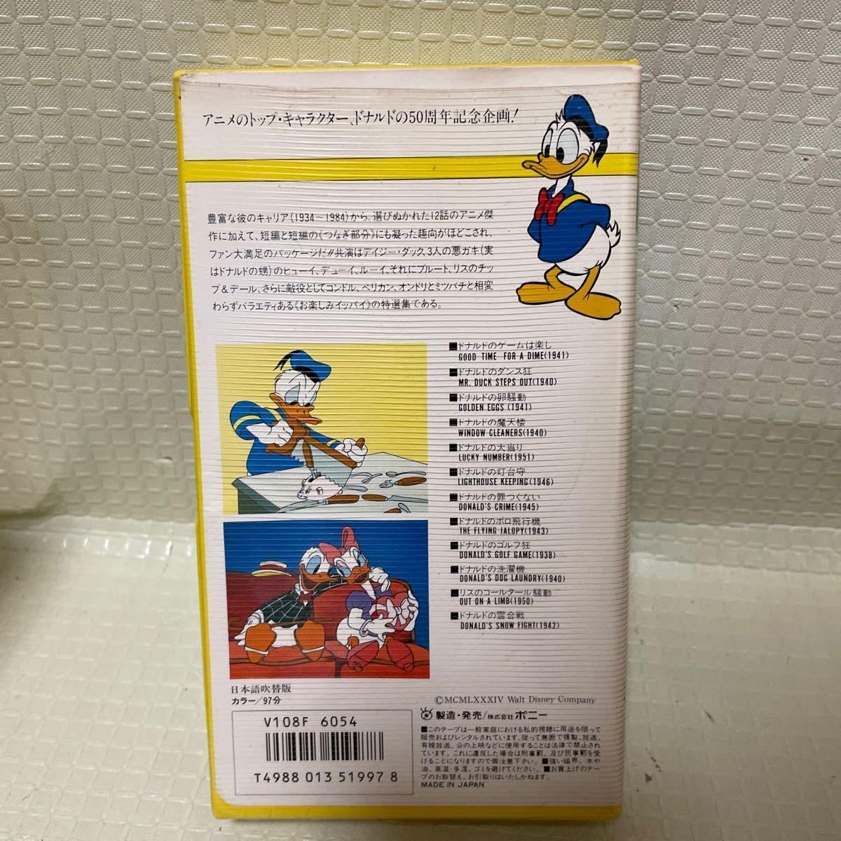 ヴィンテージ1984年ドナルドダック50周年記念プレート 【公式