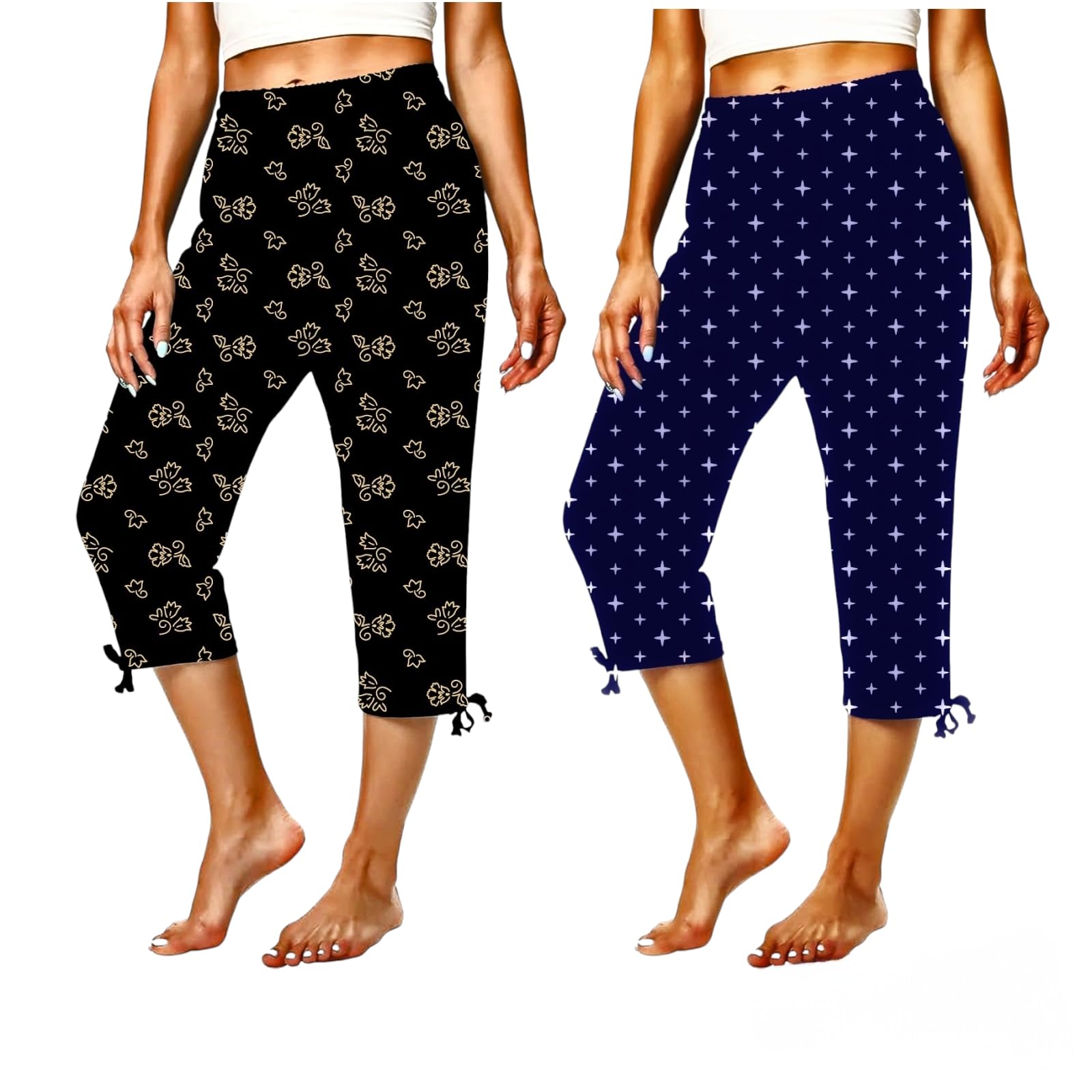 metro stitch Women's Casual Wear Printed Capris-picture-42