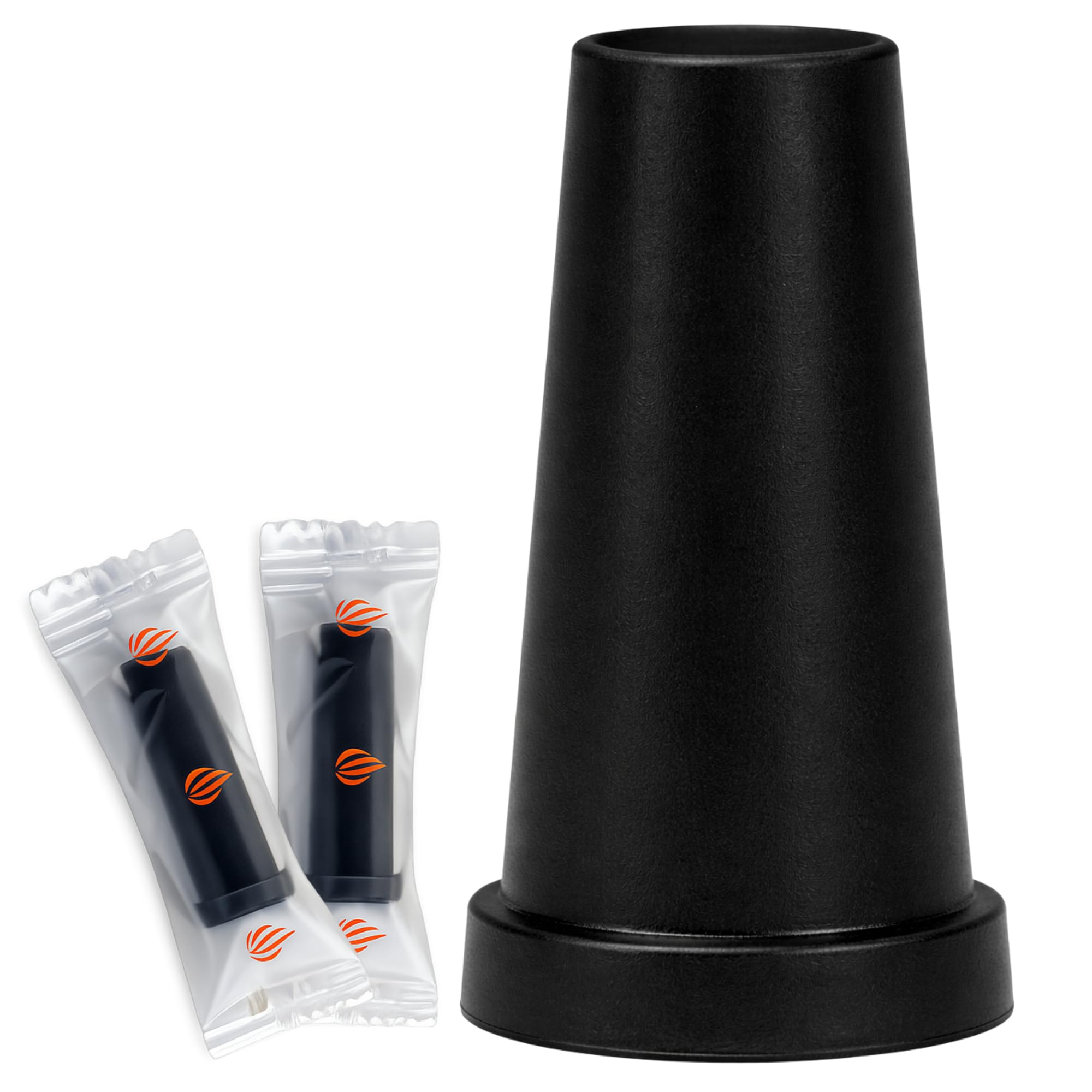 Black Hookah Tips Disposable 100 PCS Shisha Mouth Tips 3 cm Soft Durable Plastic for Male Female Hygienic