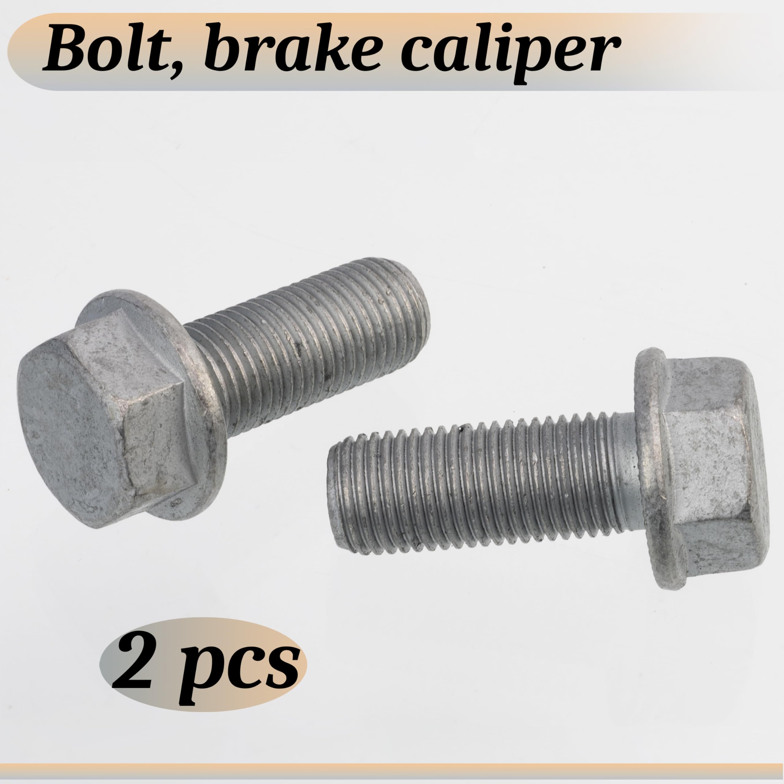 AERZETIX - C72962-2x Bolzen, Bremssattel M14 x 1.5 - Montageseite Vorderachse - kompatibel mit Audi Vw Seat Skoda - OE-Nummern N 909 488 02