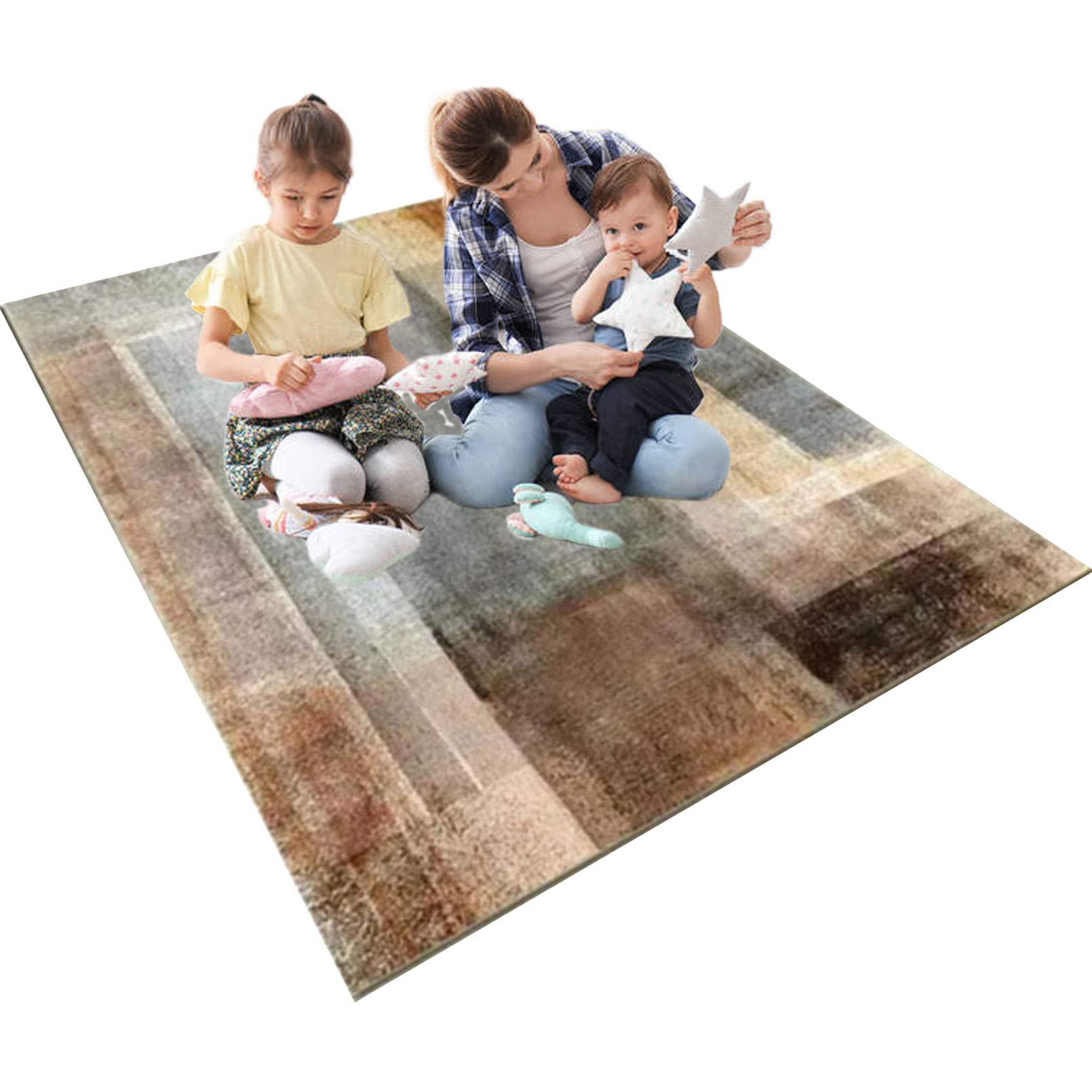 Tapis décoratif d'intérieur doux pour une ambiance cocooning dans le salon