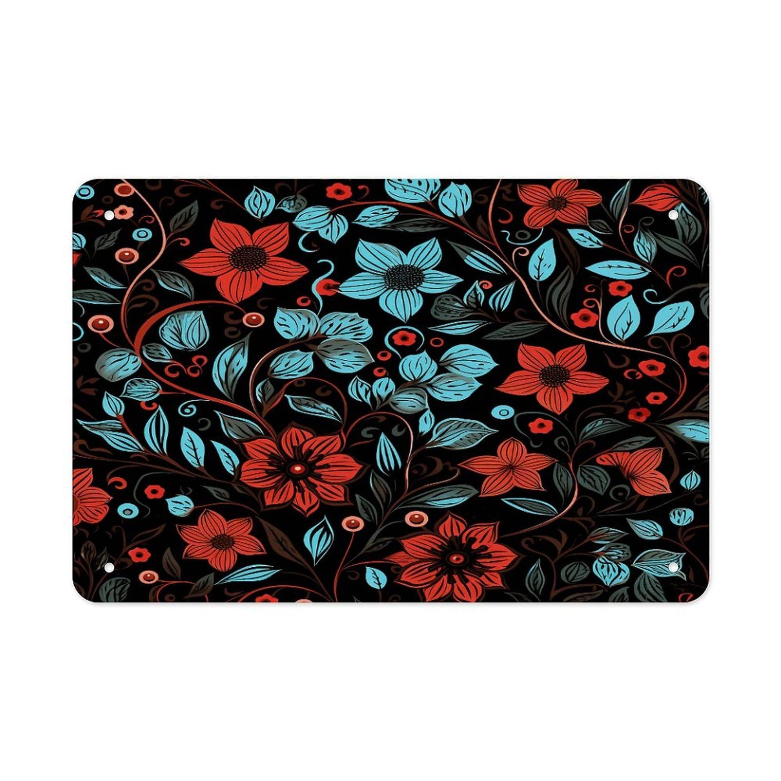 Fodpand Style Flowers And Nature Wall Art Metal Signs Tin Sign