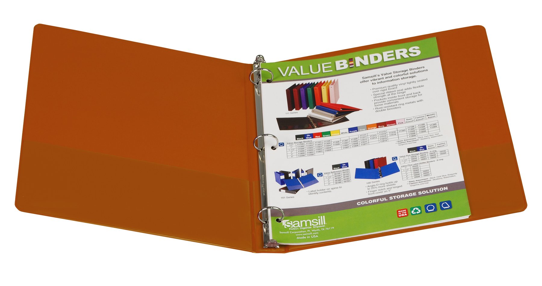 Snapklik.com : Samsill 1 Inch Value Document Storage 3 Ring Binder ...
