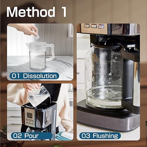 Miniatura 5 de CLEARALIF Tabletas descalcificadoras limpiadoras para cafetera, 24 unidades, sin perfume, para cafetera, funciona con todas las cafeteras