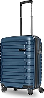 Hartschalen Kabinen-Koffer | Kleiner Cabin-Trolley 40 x 20 x 55 cm von 40 auf 48 Liter erweiterbar | aus hochwertigem Polypropylen | 4 Doppelrollen & TSA-Schloss (Collection 04)