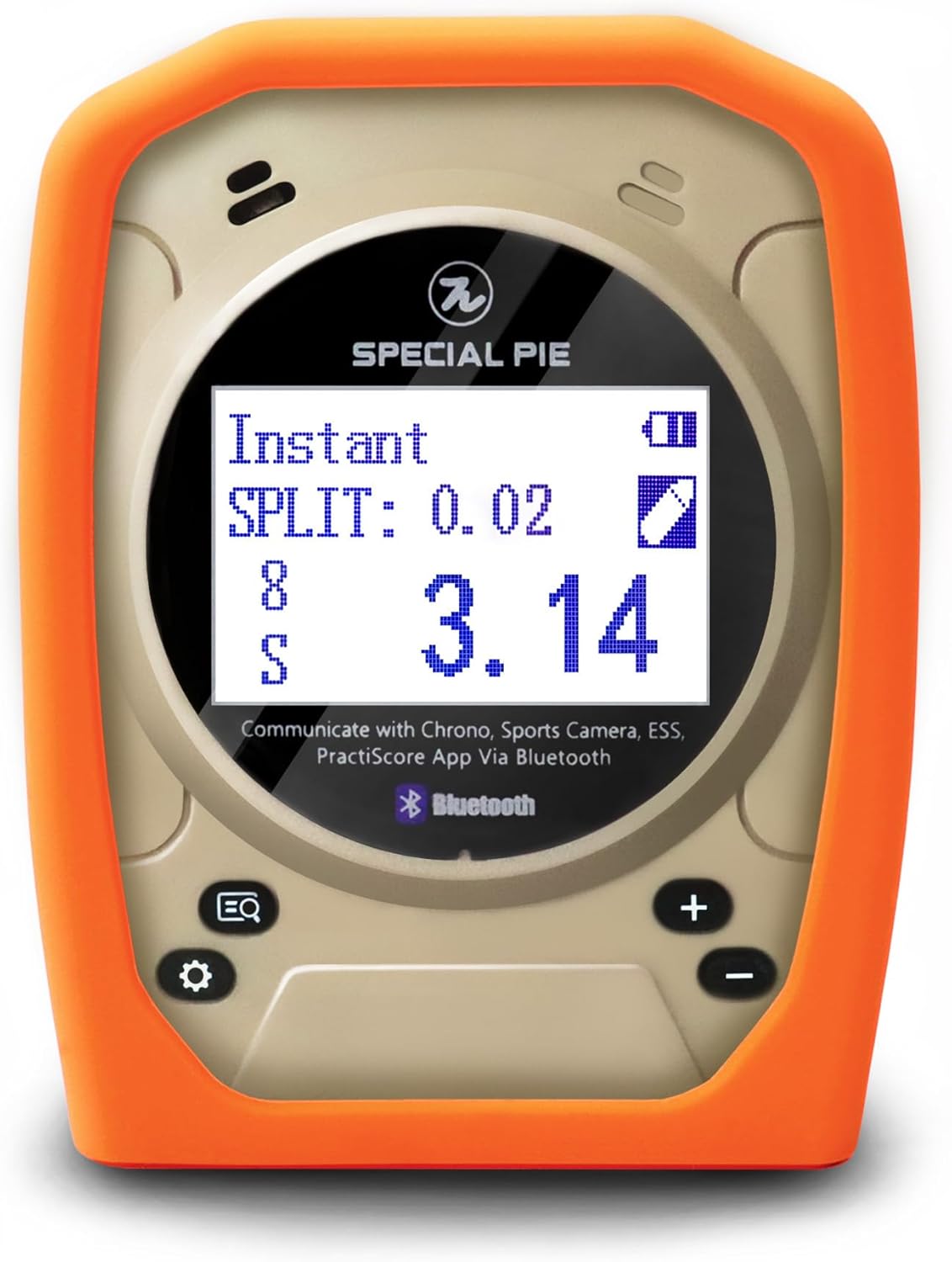 Shot Timer and Silicone Case Bundle (Desert/Orange)