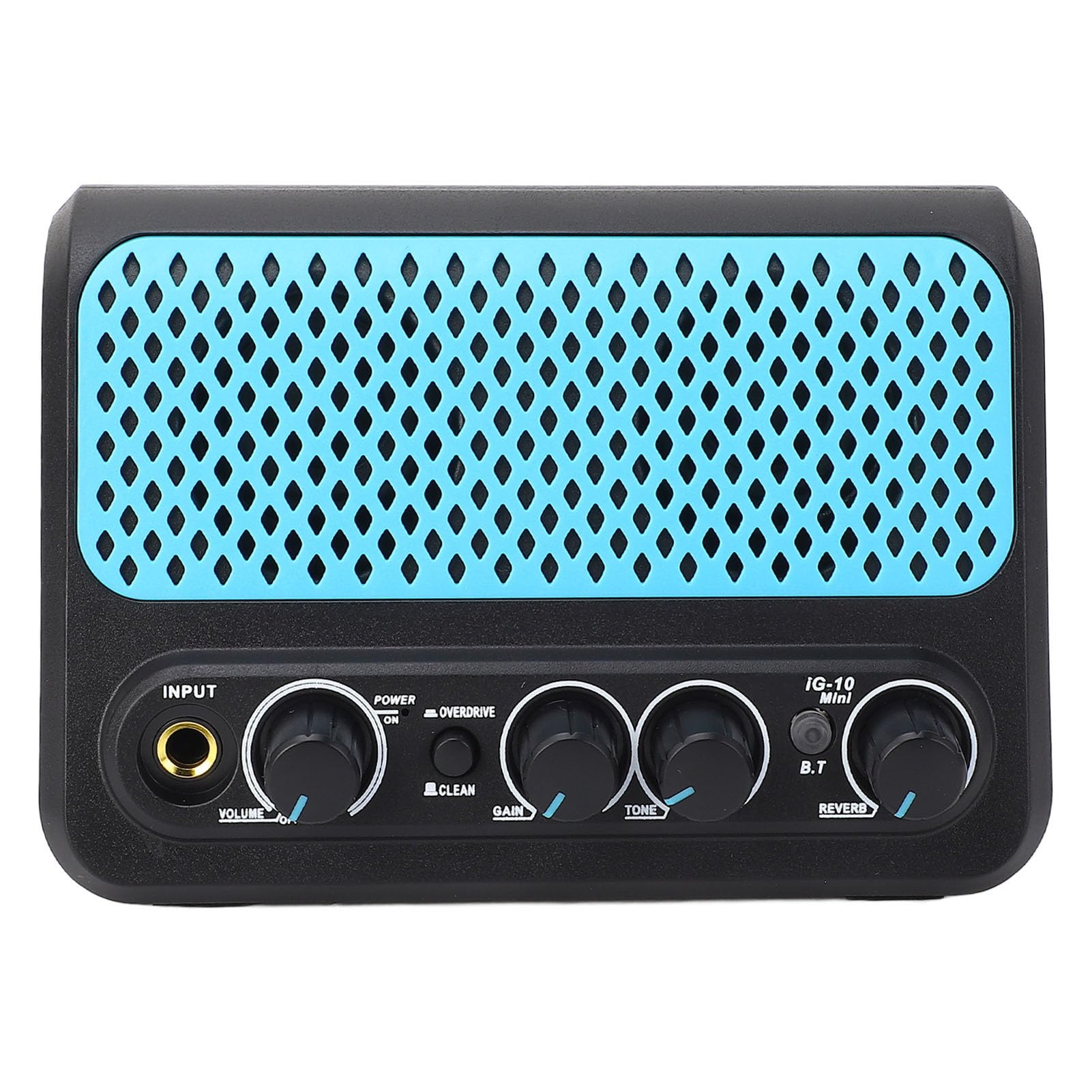 Mini Amplificatore Portatile per Chitarra Elettrica Amplificatore Compatto per Esercitazione a Doppio Canale per Musicisti in Movimento per 4-6 Ore di Riproduzione