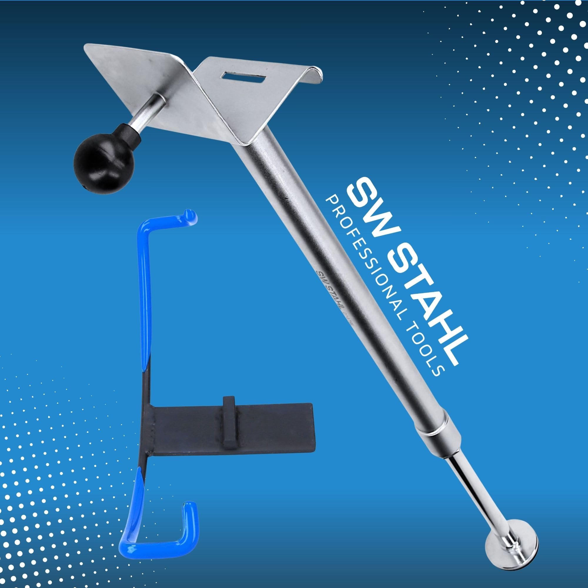 SW-Stahl 01479L Bremspedal-Fixierwerkzeug I Bremspedal Feststeller für hydraulische Bremsanlagen I Bremsenentlüftung Werkzeug I Bremsenpedal Blockierwerkzeug I Werkzeug für Bremsanlagen