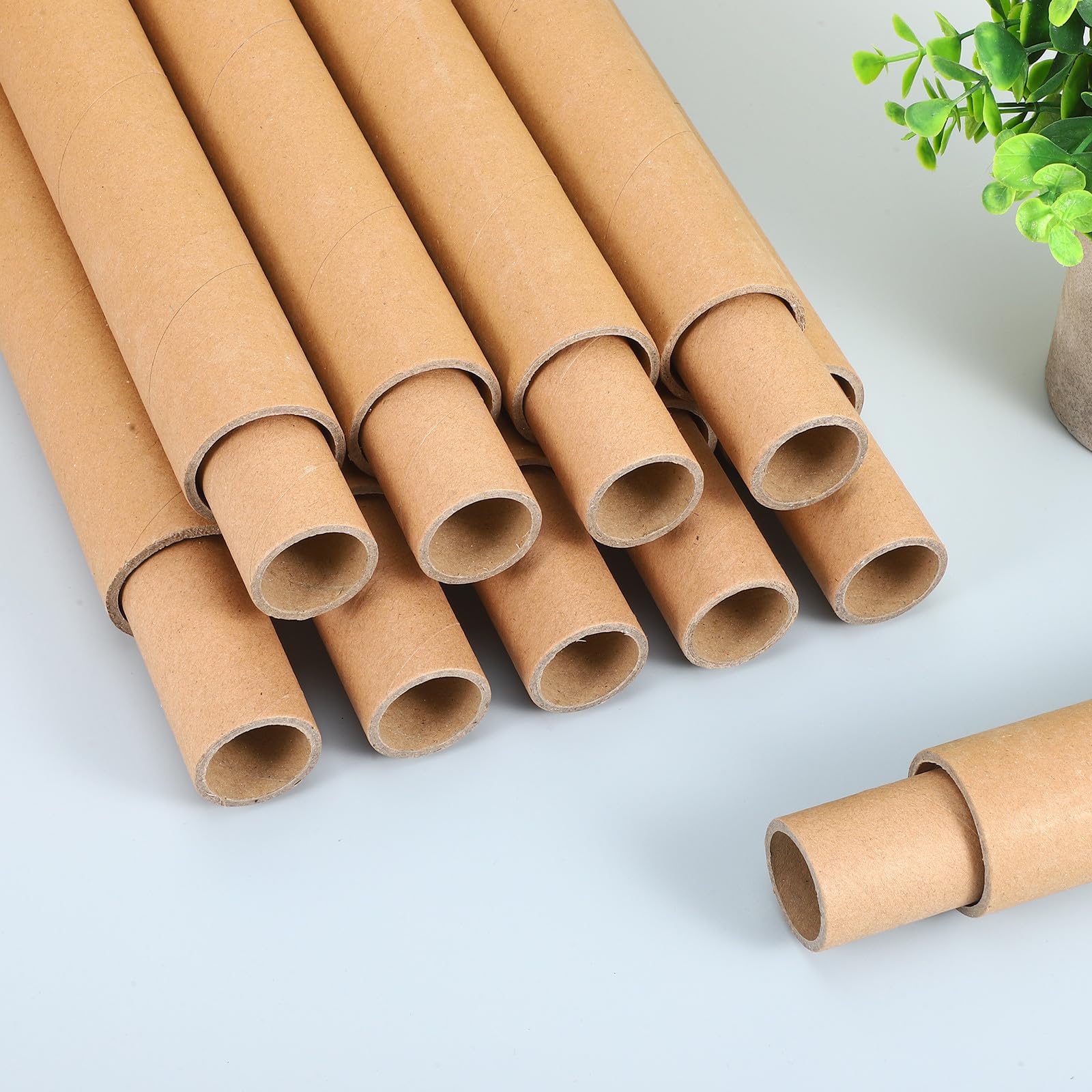 IMIKEYA 20 Stück Packung Aufbewahrungsbehälter für Poster aus Kraftpapier Runde Pappröhren mit Platzsparendem Design und Erhaltungsfunktion für Büro und Versand