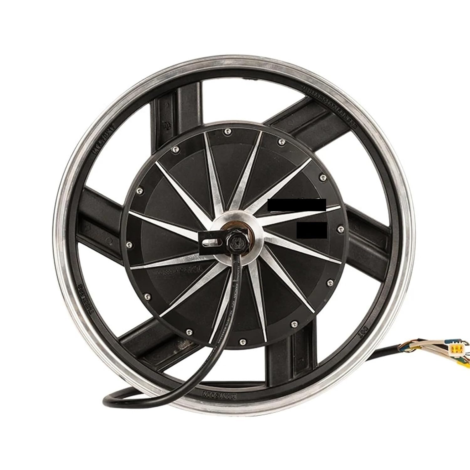 YMMOTOR 16 * 3.5" 2KW BLDC Hall Sensor Electric Wheel Hub Motor Compatible with E-Motorcycle