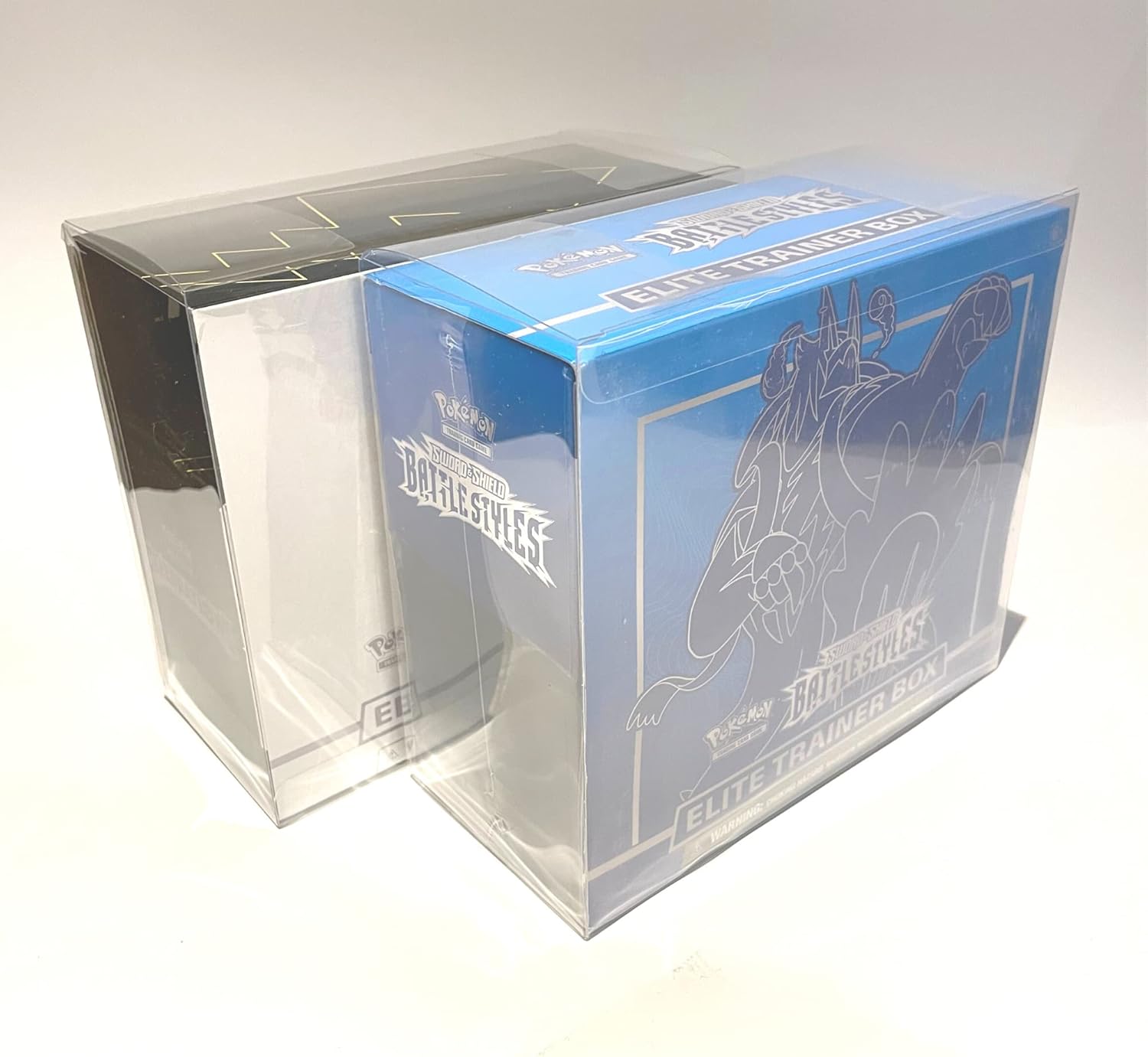 Fidelis Pokemon Case (Elite Trainer) Clear Plastic Display Box for ETB Elite Trainer Box, Convenient, Stackable Storage Solution for Collectors Gifts Pokemon Cards Protector…