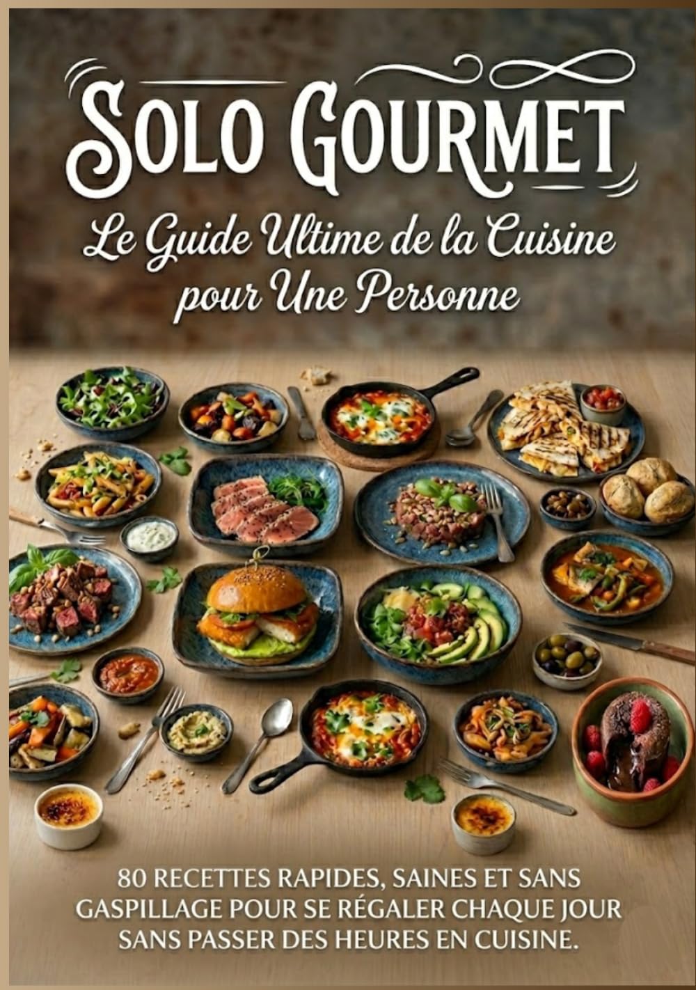 SOLO GOURMET : Le Guide Ultime de la Cuisine pour Une Personne: 80 recettes rapides, saines et sans gaspillage pour se régaler chaque jour sans passer des heures en cuisine.