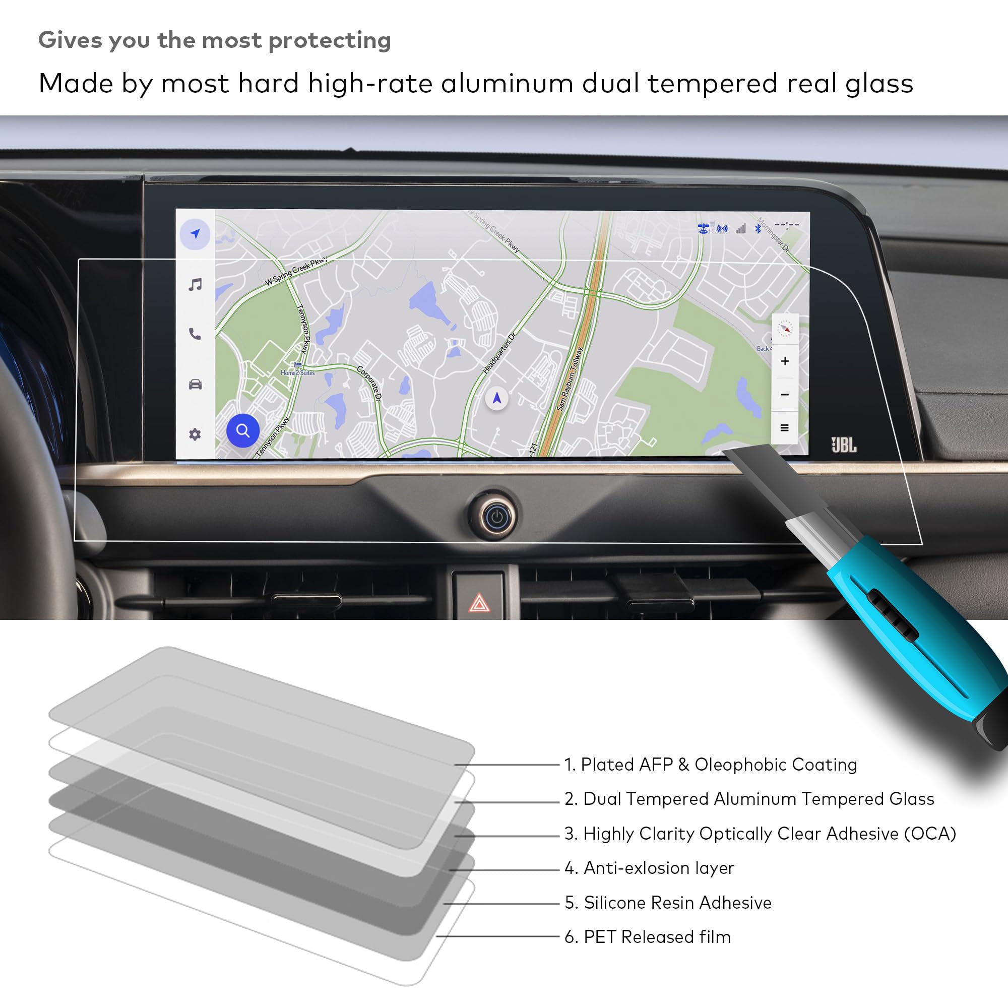 LUWU Crown Screen Protector For Toyota Crown Accessories 2023 2024 2025 Toyota Crown...