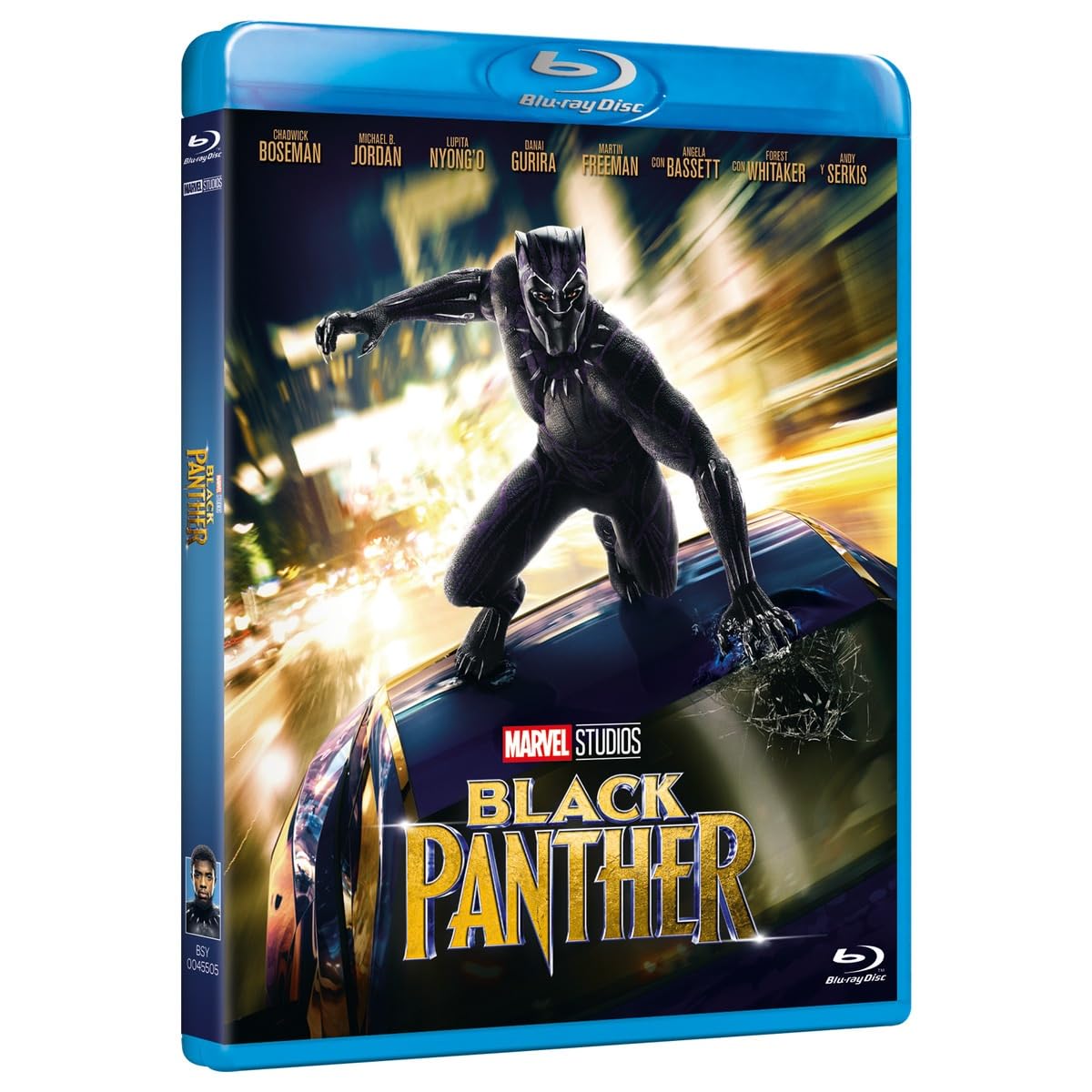Black Panther Blu-Ray Region Free Import Pas de version française pour vidéothèque Marvel