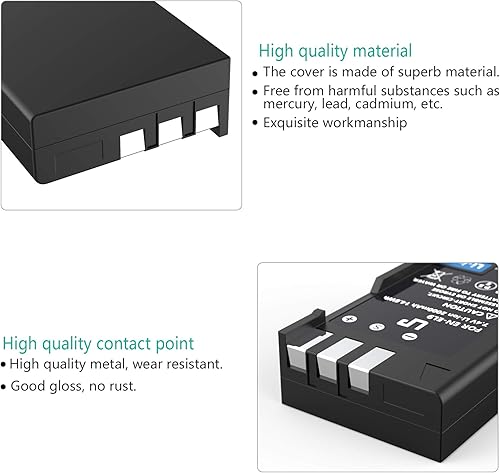 Miniatura 3 de LP EN-EL9 EN EL9a Batería, batería recargable de iones de litio, compatible con cámaras Nikon D40, D40X, D60, D3000, D5000, cargador Nikon MH-23