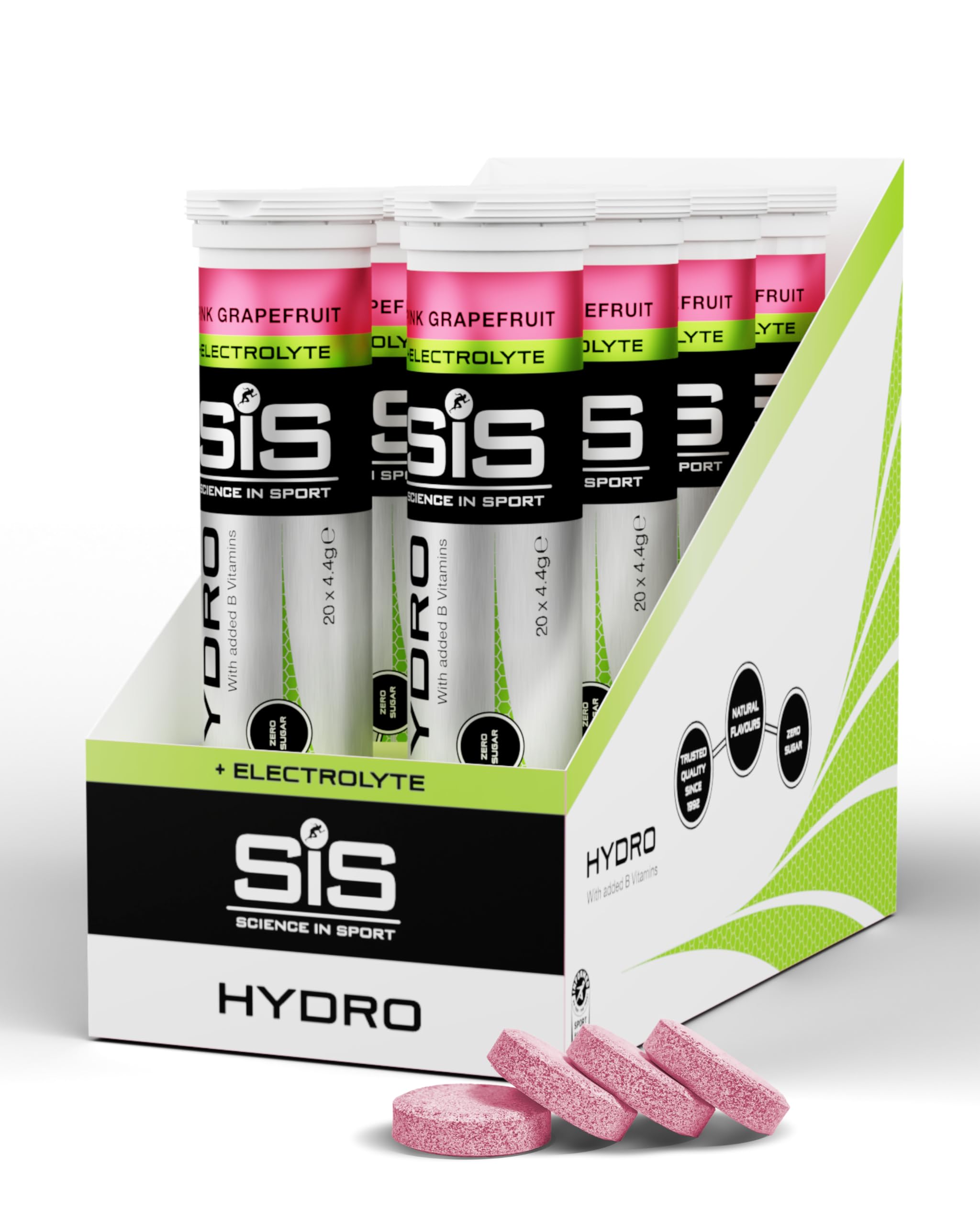 Science in Sport HYDRO Compresse 160pz. Pompelmo rosa - Elettroliti in compresse effervescenti, Vegan e, Stimolano l’idratazione (La confezione può variare)