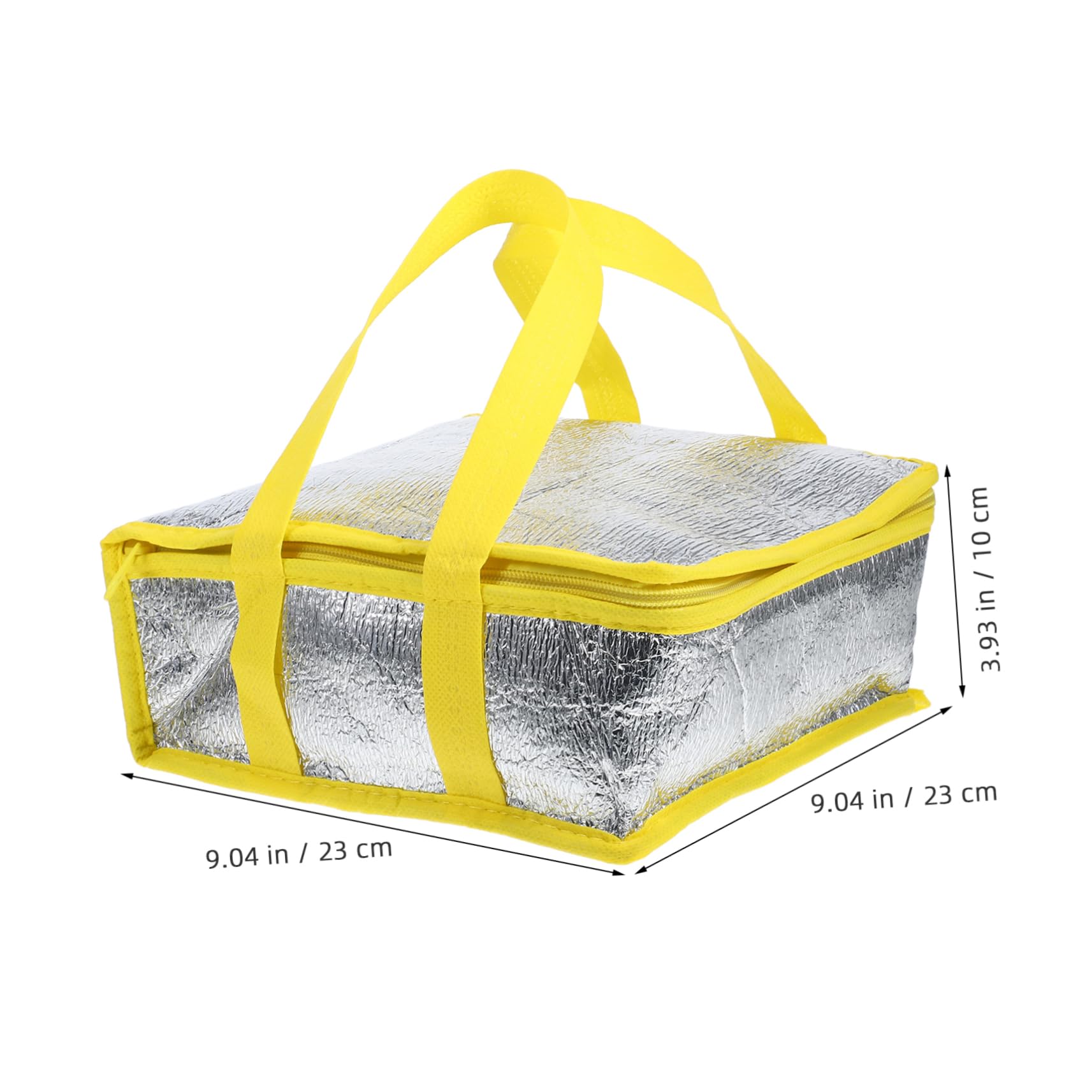 Alipis 10Pcs Insulated Pizza Bags Reusable Thermal Bag for Leftover Pizza Storage Insulated Cooler Bag for Bike Home Use