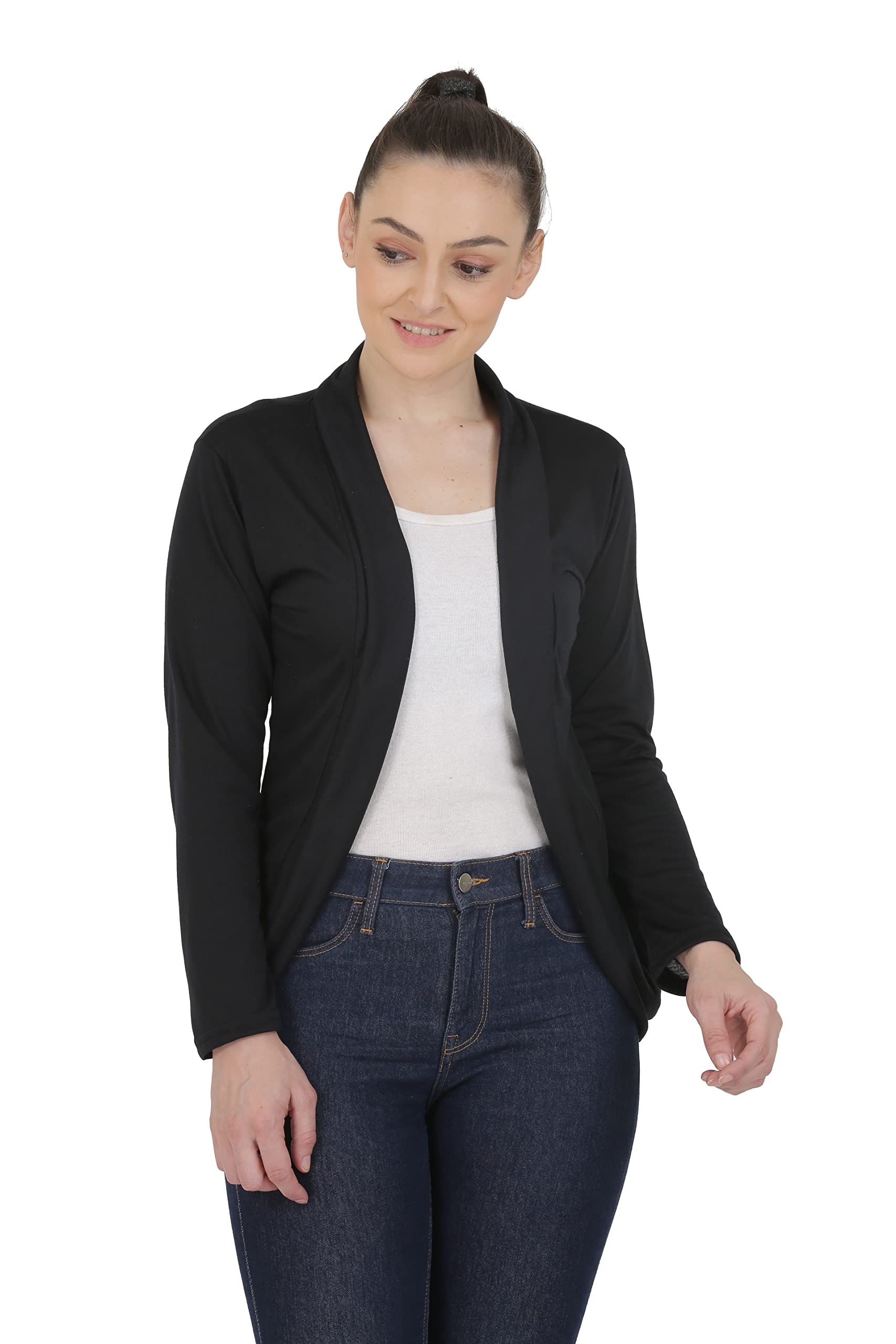 ddaspration Cotton Solid Shrug for Women-picture-51