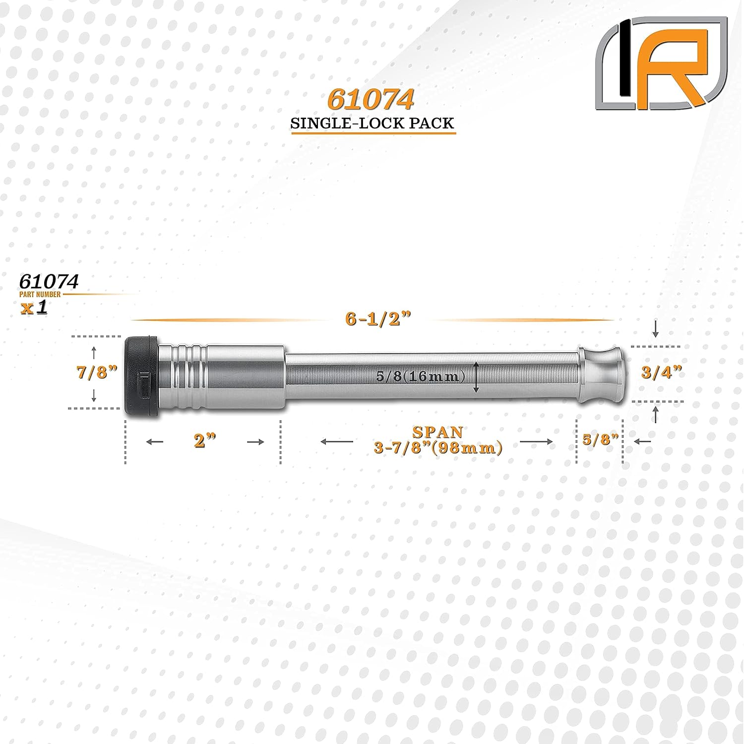 61074 | Hitch Lock for Bulletproof 2", 2.5", and 3" Drop Hitches - Fits Adjustable Ball Mount Only - Does NOT FIT Vehicle Receiver